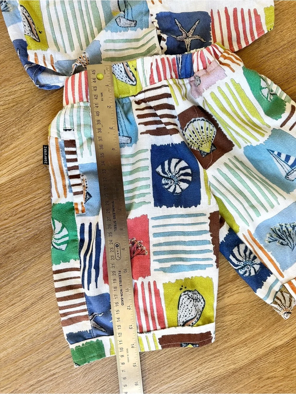 Boys 2 Piece Matching Set - Button-Up Shirt & Shorts - Size 8